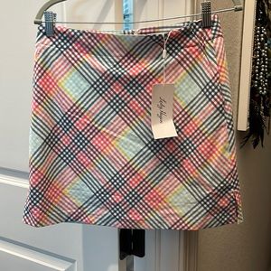 Plaid Golf Skort